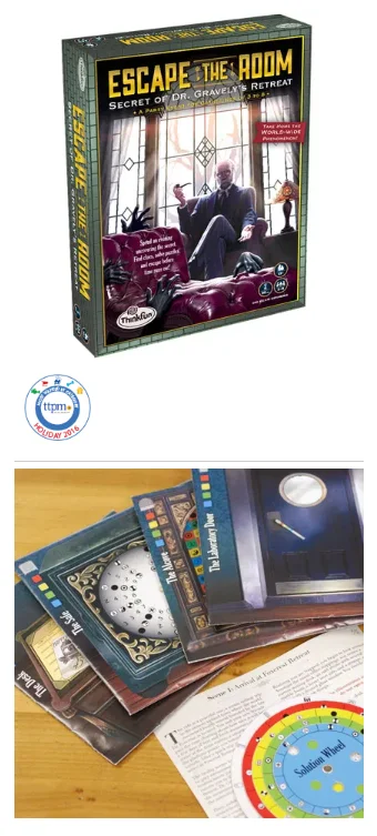 A screenshot of Dr Gavelys retreat escape room game