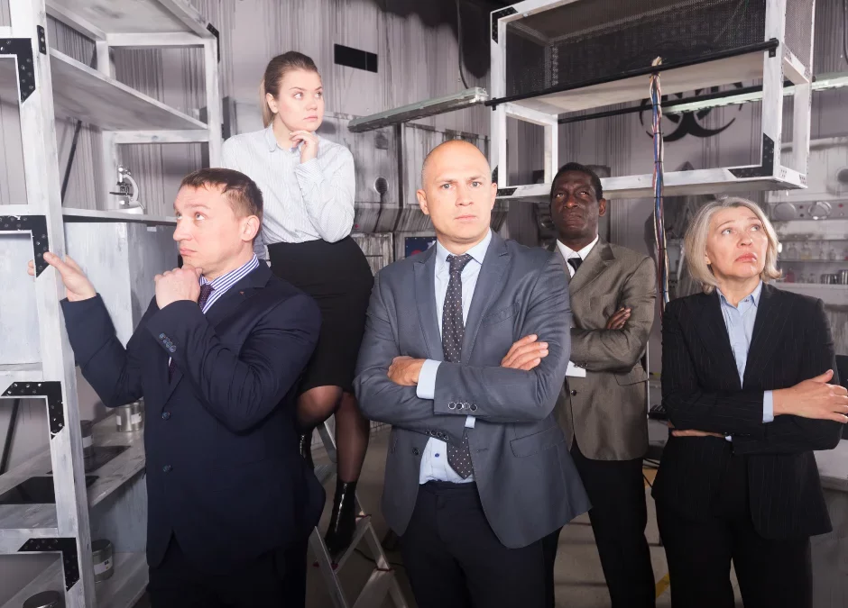 People wondering how long are escape rooms