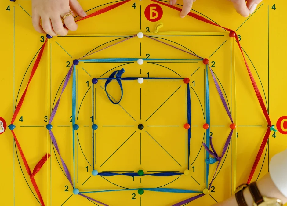 Kids playing brain games for kids